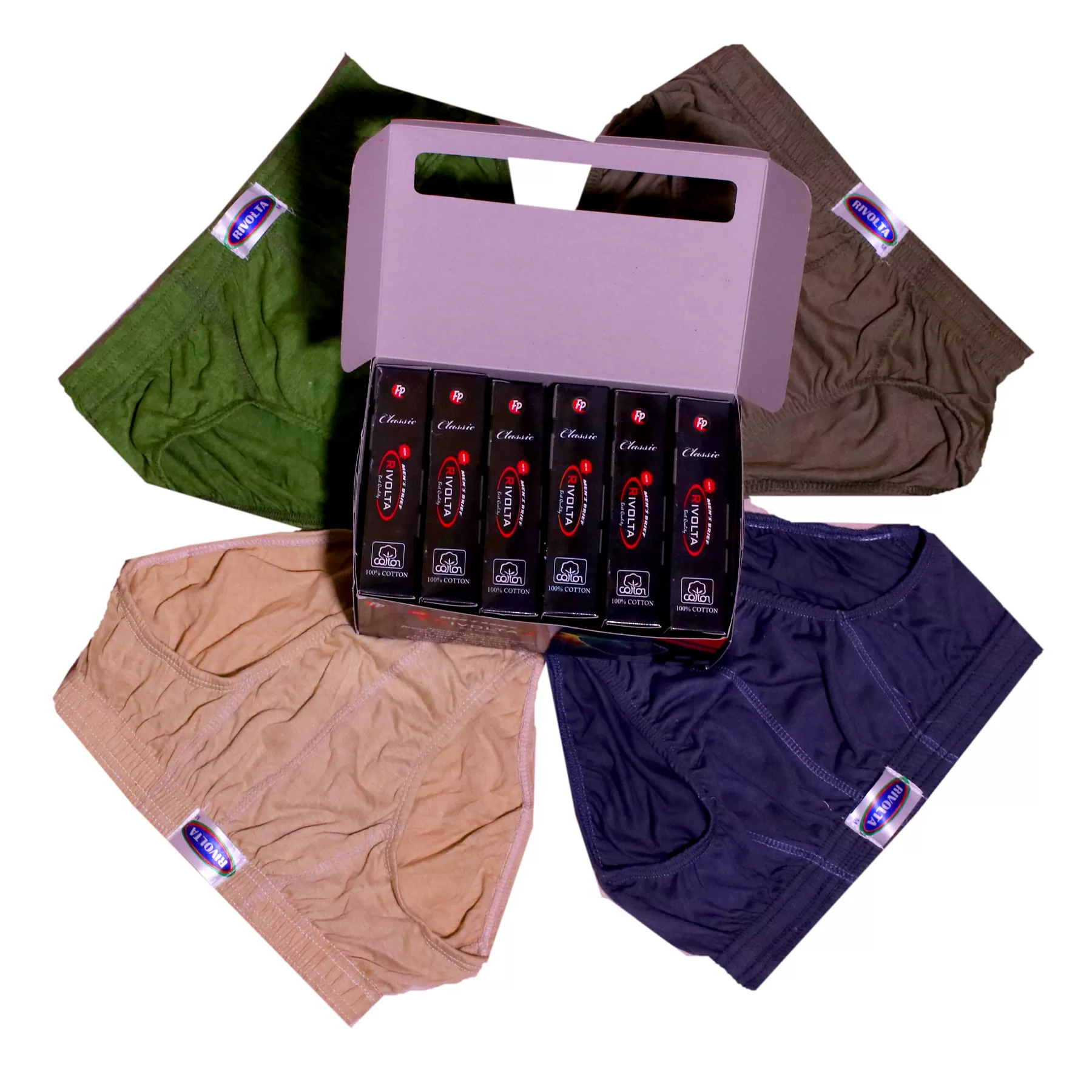 Revolta (SIZE"M") boys/ Men  6 pieces  (V-cut) Underwear - image 2