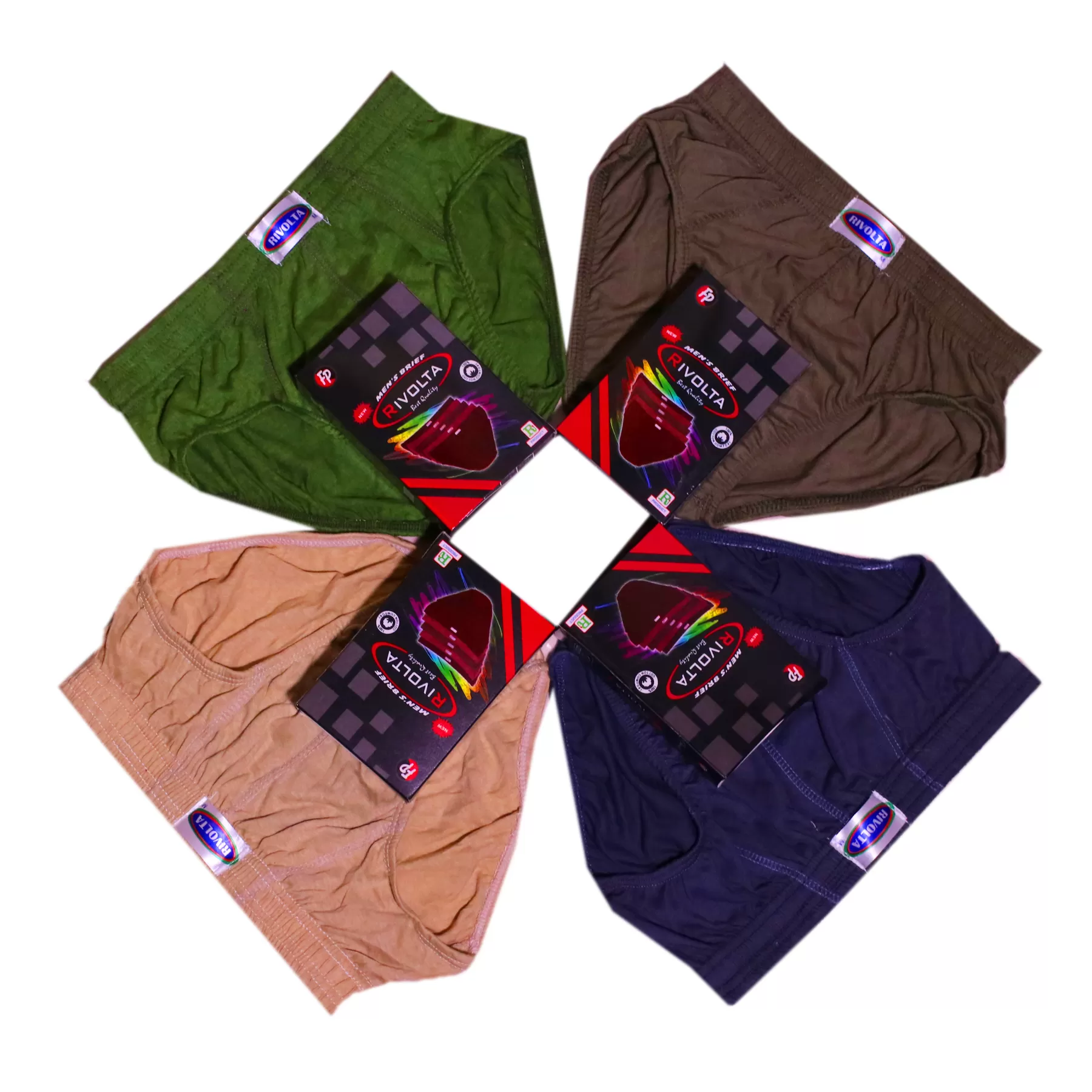 Revolta (SIZE"XL") boys/ Men 6 pieces (V-cut) Underwear - image 3