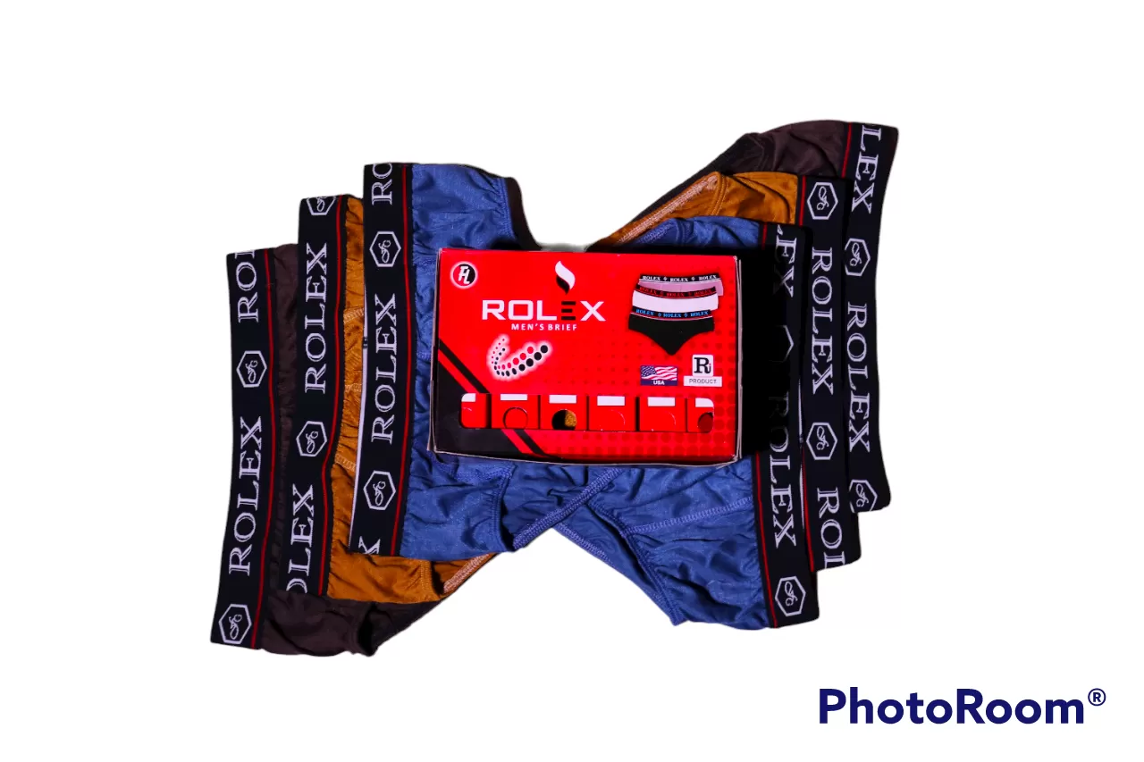 ROLAX (SIZE"L") boys/Men 6 pieces (V-cut) Underwear - image 3