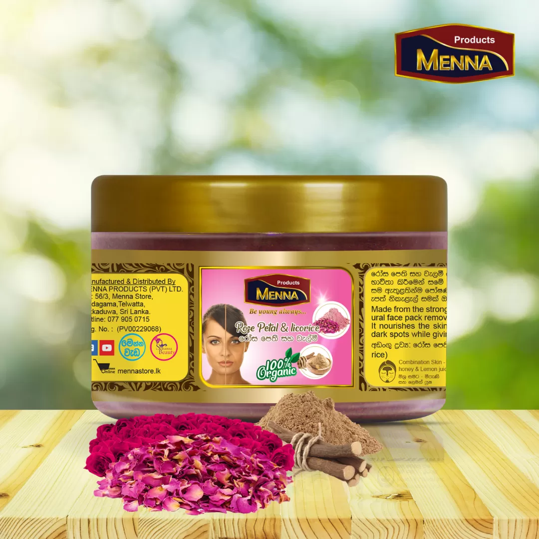 Rose & Licorice Skin Brightening Pack