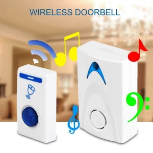 Remote control wireless doorbell 10-15m range max
