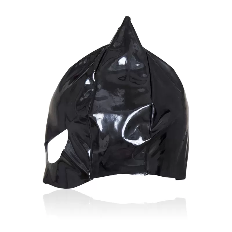 Women Bdsm Leather Half Face Cat Hood Mask XTOYS - image 3