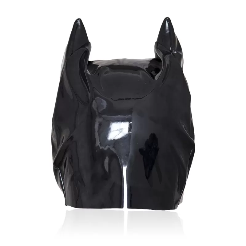 Women Bdsm Leather Half Face Cat Hood Mask XTOYS - image 4