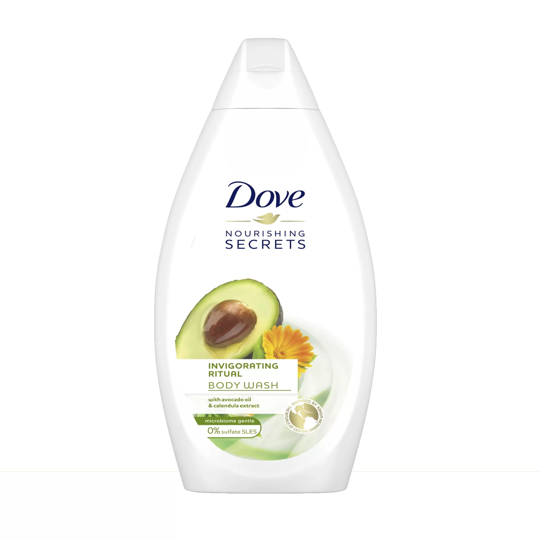 DOVE BODY WASH WITH AVOCADO OIL &CALENDULA EXTRACT 750ML