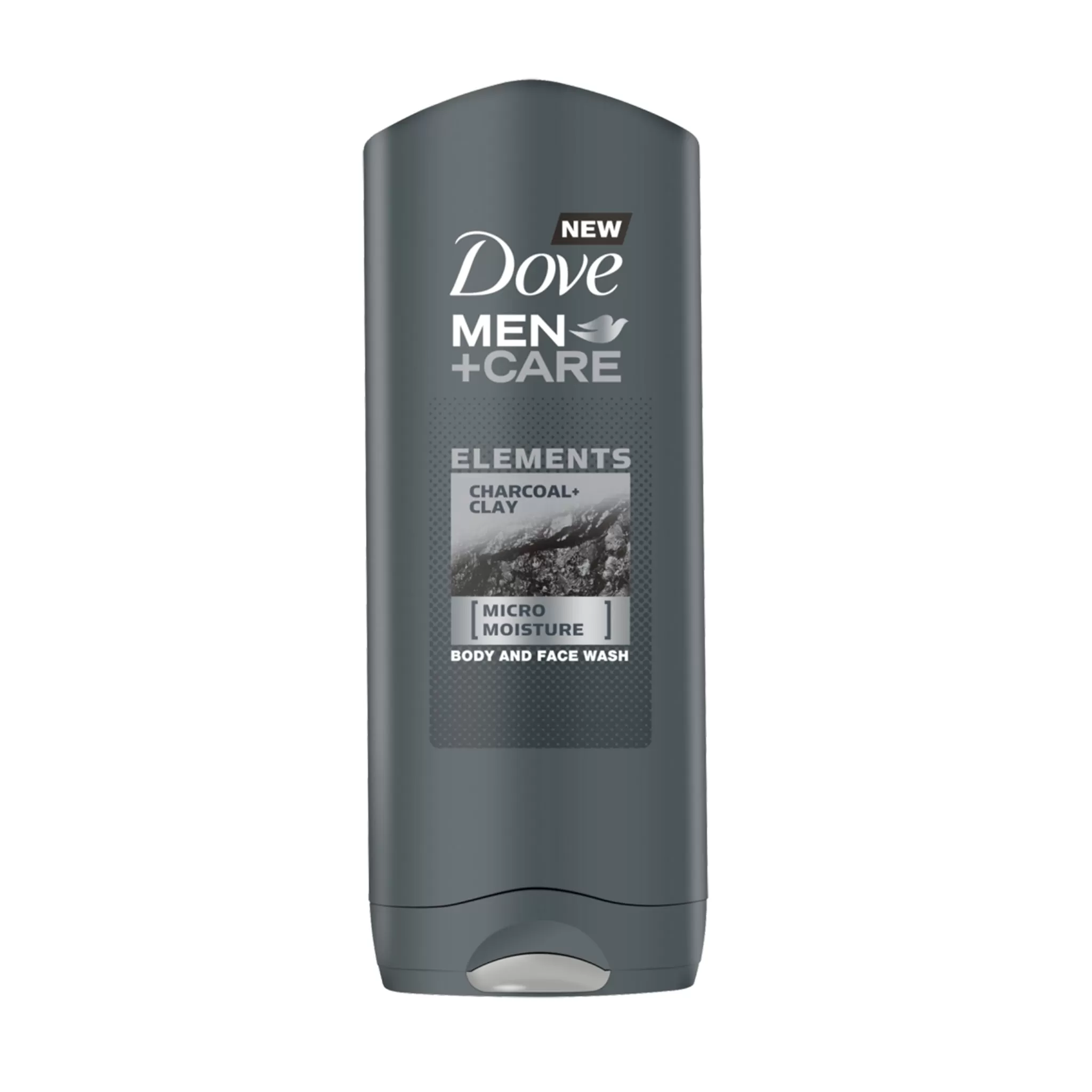 DOVE MEN+CARE CHARCOAL+CLAY BODY & FACE WASH 400ML