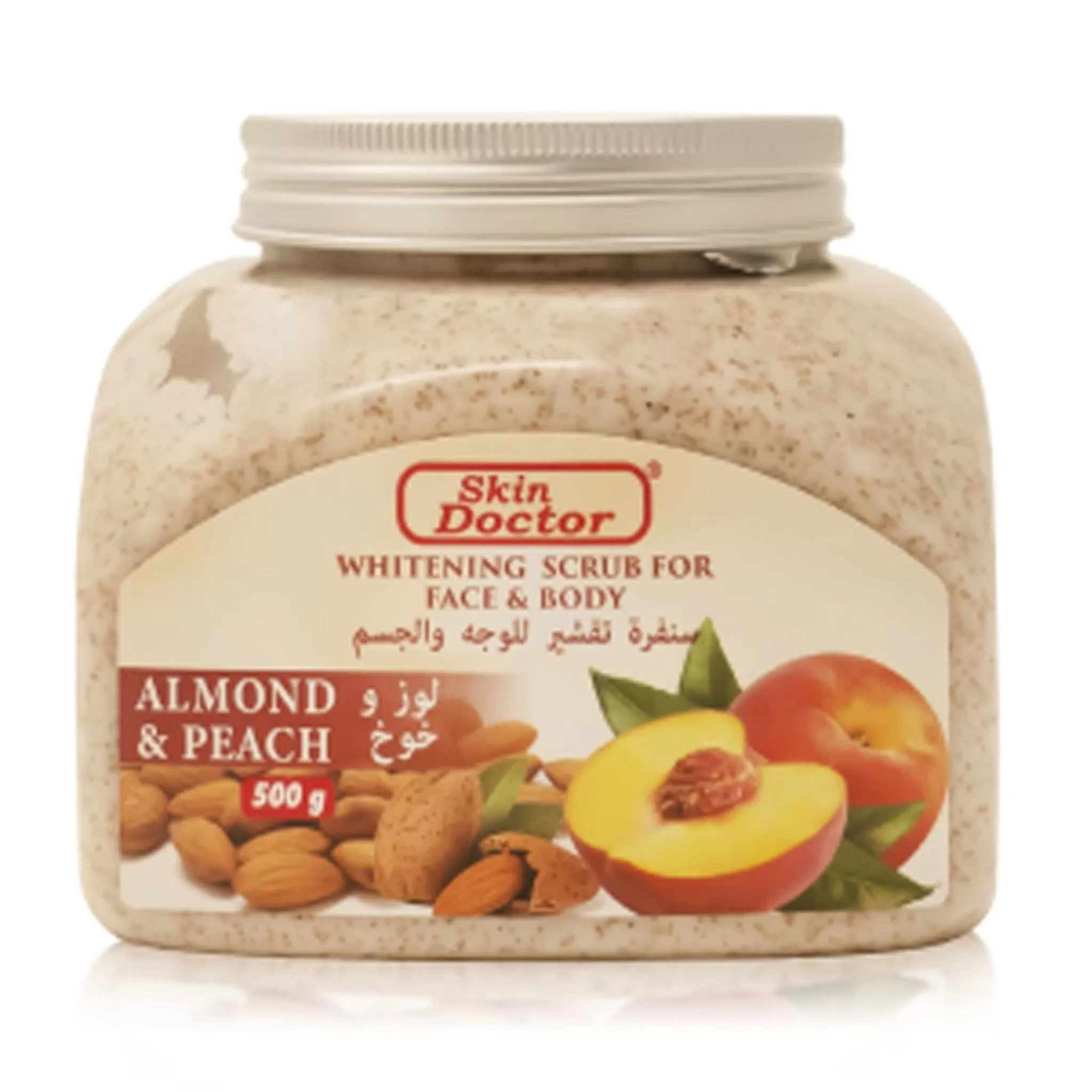 SKIN DOCTOR - ALMOND & PEACH WHITENING SCRUB - 500G