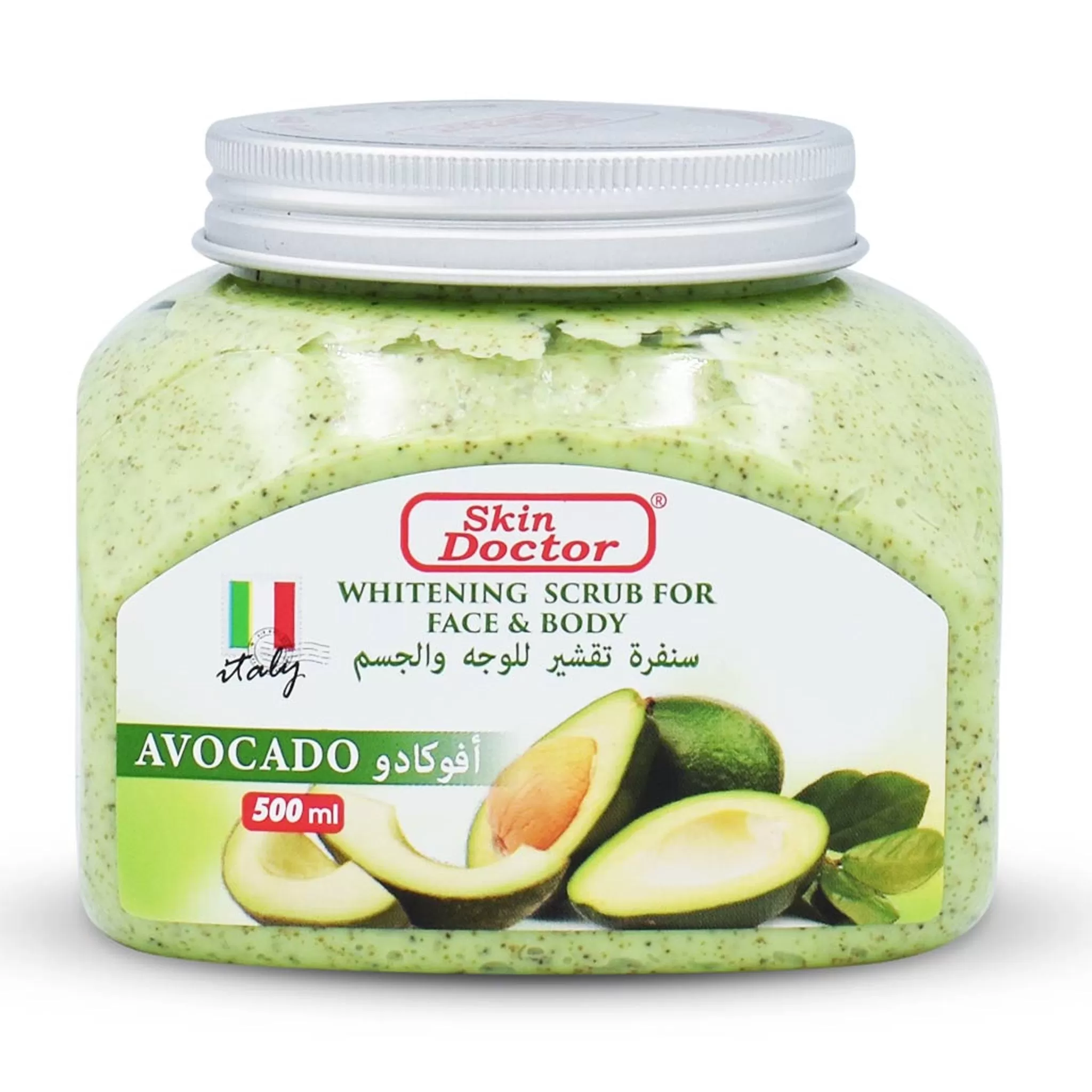 SKIN DOCTOR AVOCADO WHITENING SCRUB FOR FACE & BODY 500G