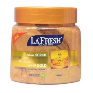 LA FRESH - GOLD FACE & BODY SCRUB - 500ML