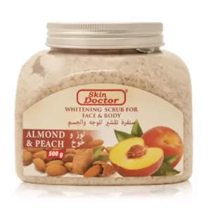 SKIN DOCTOR - ALMOND & PEACH WHITENING SCRUB - 500G