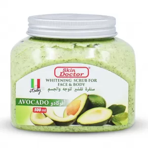 SKIN DOCTOR AVOCADO WHITENING SCRUB FOR FACE & BODY 500G
