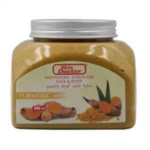 SKIN DOCTOR TURMERIC WHITENING SCRUB FOR FACE &BODY 500G