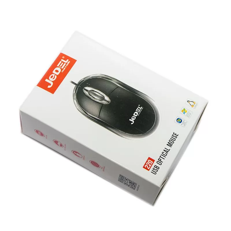 JEDEL 220 USB Optical Mouse - Wired Mouse - image 3