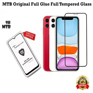 MTB 9H Full Glue Tempered Glass for iPhone X XS 11 Pro