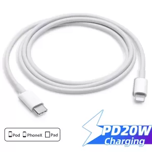 Typ C Light 20W Chrging CABLE FOR 7Plus to 13 Pro Max Mini