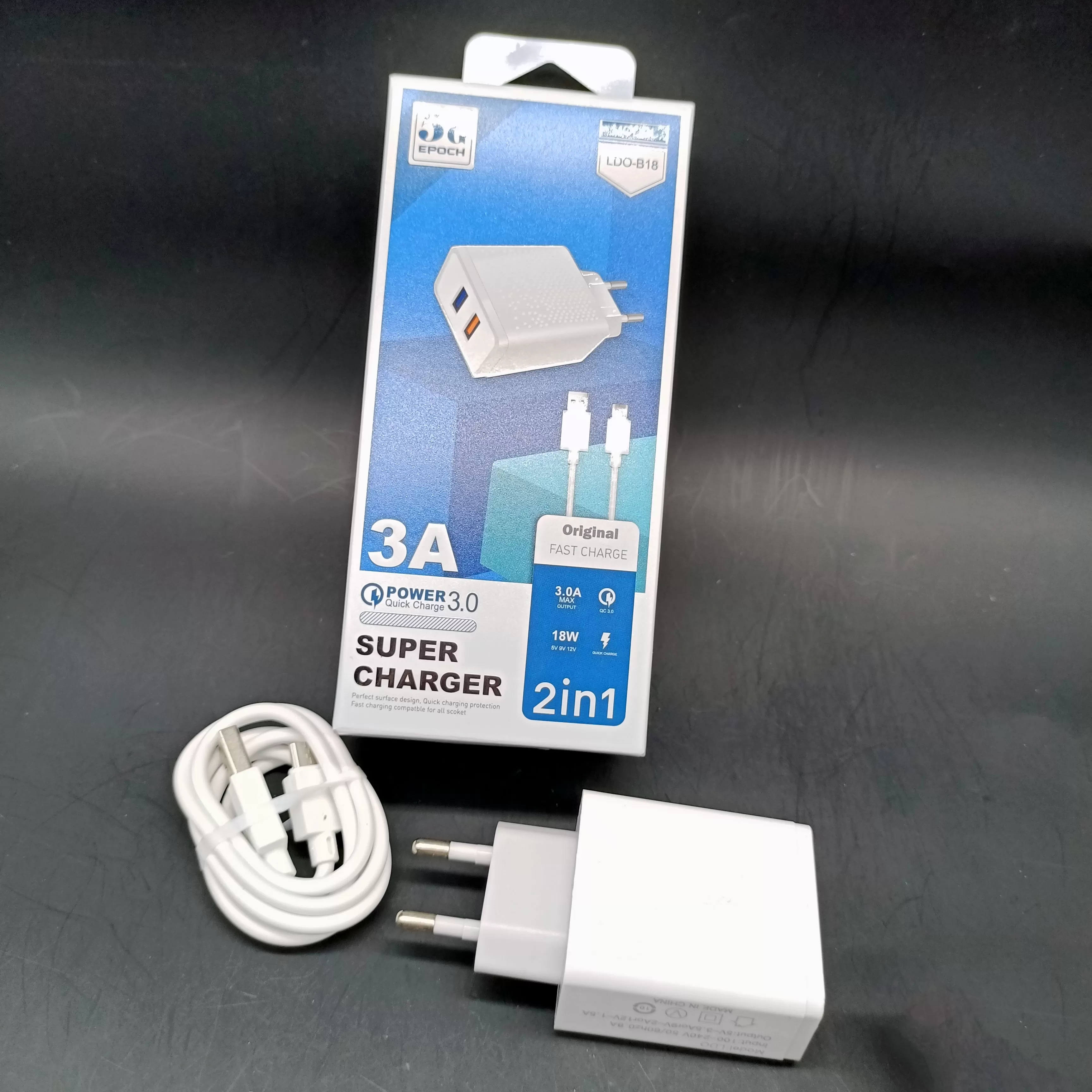 3A 18W 3.0 Quick Power Charge Super Fast Charger - image 2