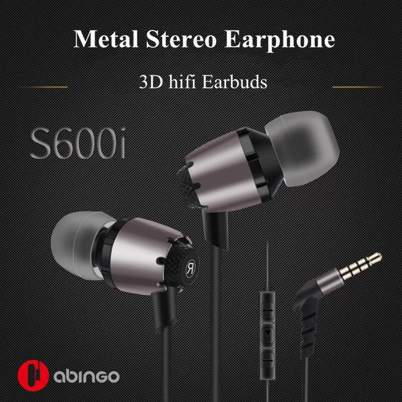 Abingo S600i In EarBass Headset Microphone Volume Control Xiaomi,Samsung - image 2