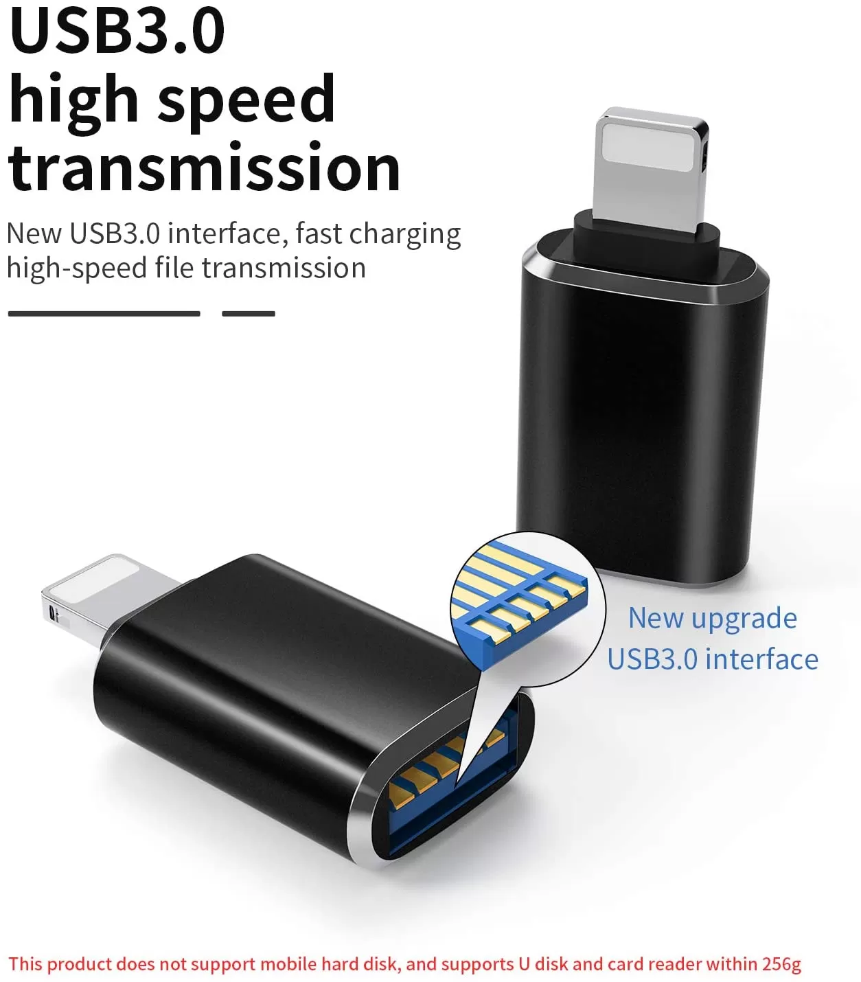 iphone OTG Converter Lightning USB 3.0 Adapter For iPhones - image 2