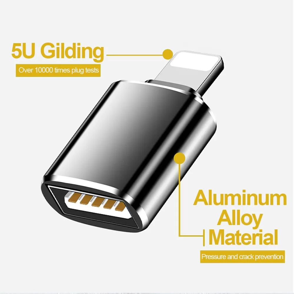 OTG Adapter Converter Lightning To USB 3.0 Adapter For iPhones - image 2