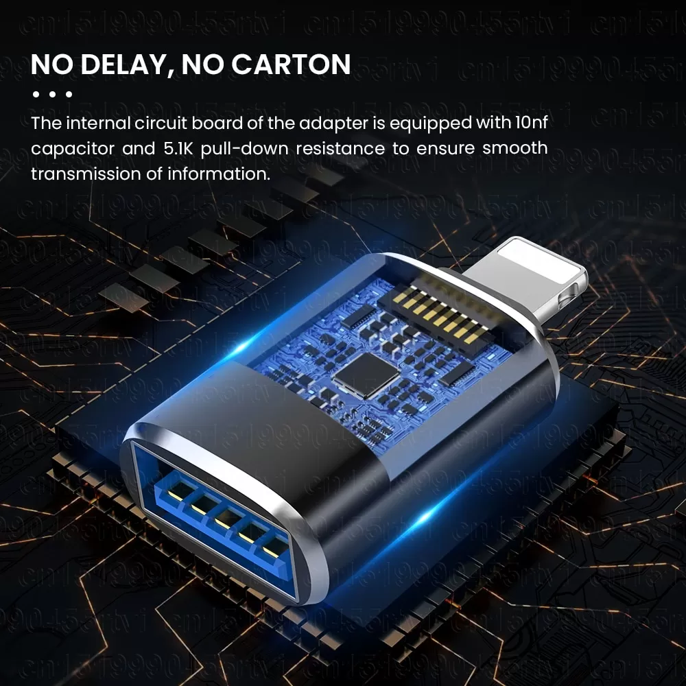 OTG Adapter Converter Lightning To USB 3.0 Adapter For iPhones - image 5