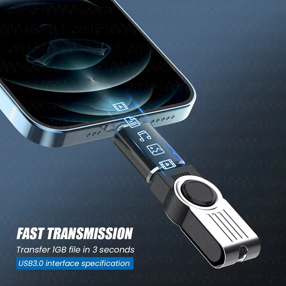OTG Adapter Converter Lightning To USB 3.0 Adapter For iPhones - image 6