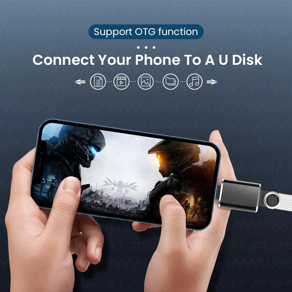 OTG Adapter Converter Lightning To USB 3.0 Adapter For iPhones - image 7