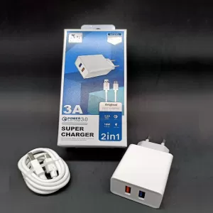 3A 18W 3.0 Quick Power Charge Super Fast Charger