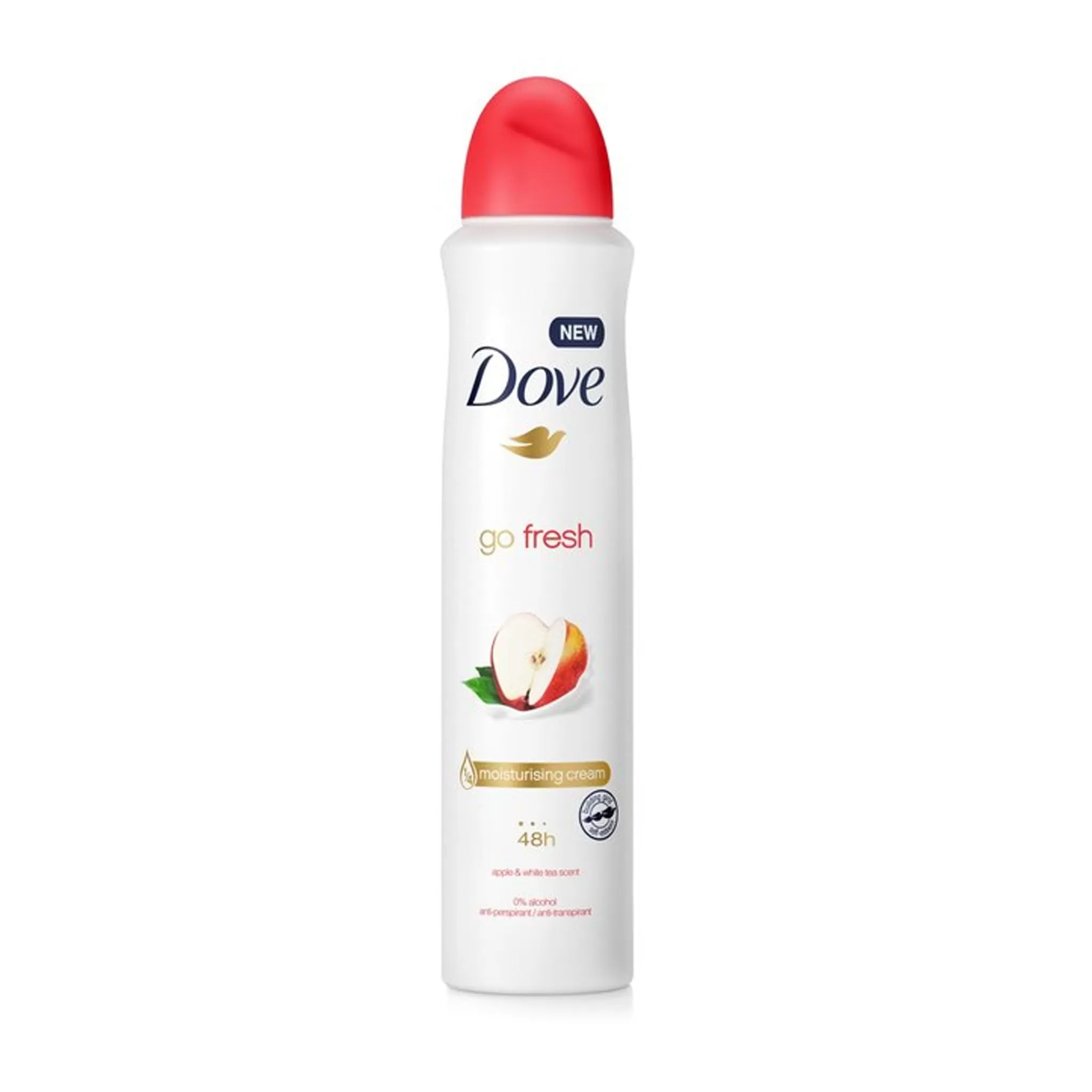 DOVE - APPLE & WHITE TEA SCENT DEODORANT SPRAY - 250ML