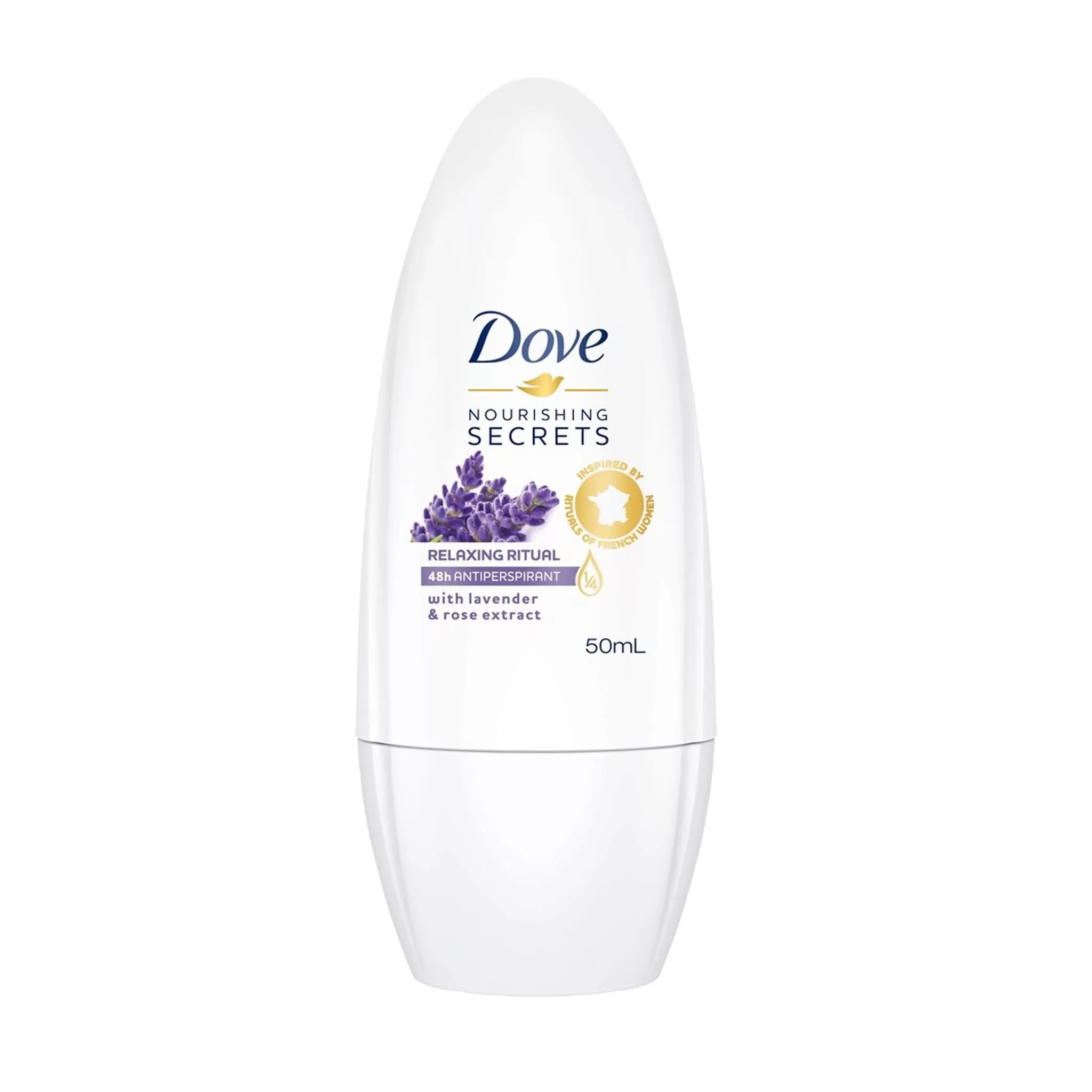 DOVE ROLL ON WITH LAVENDER & ROSE EXTRACT - 50ML