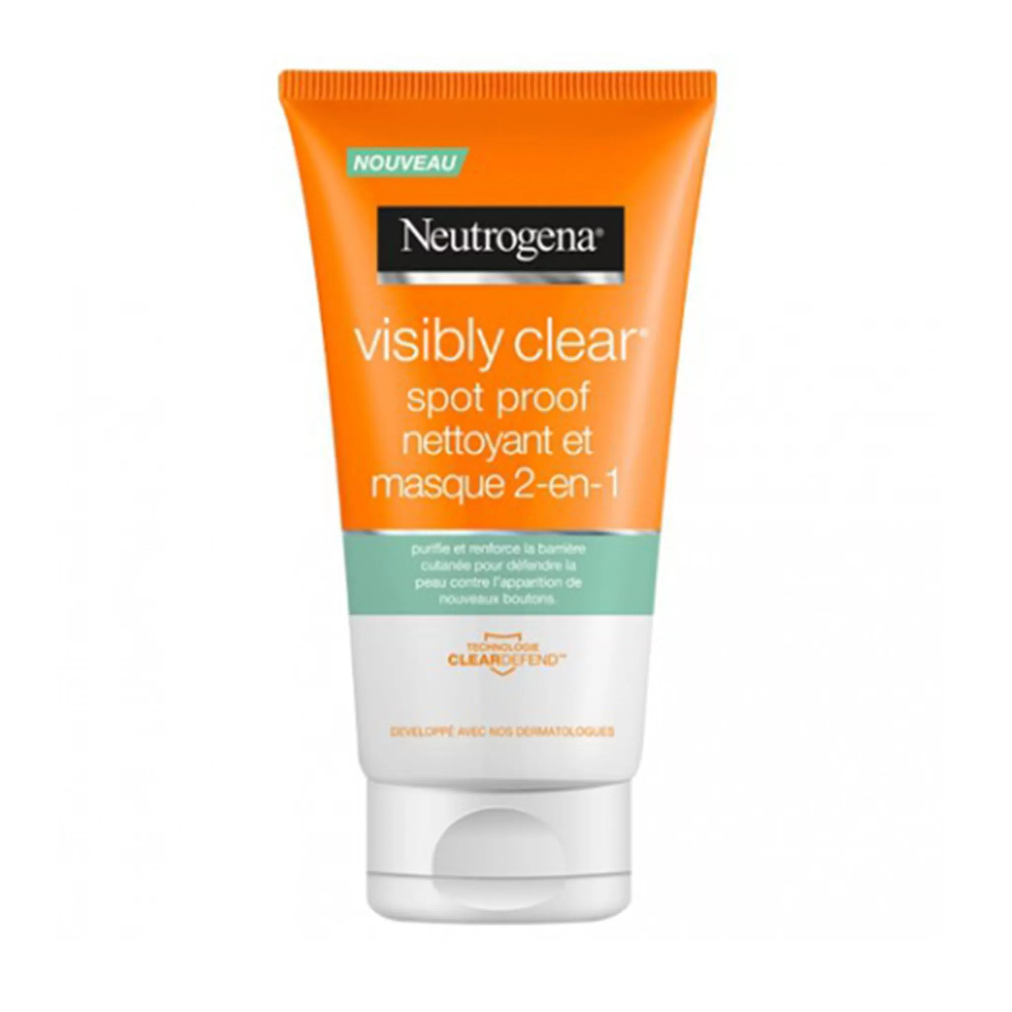 NEUTROGENA - SPOT PROOF 2 IN 1 CLEANSER & MASK - 150ML