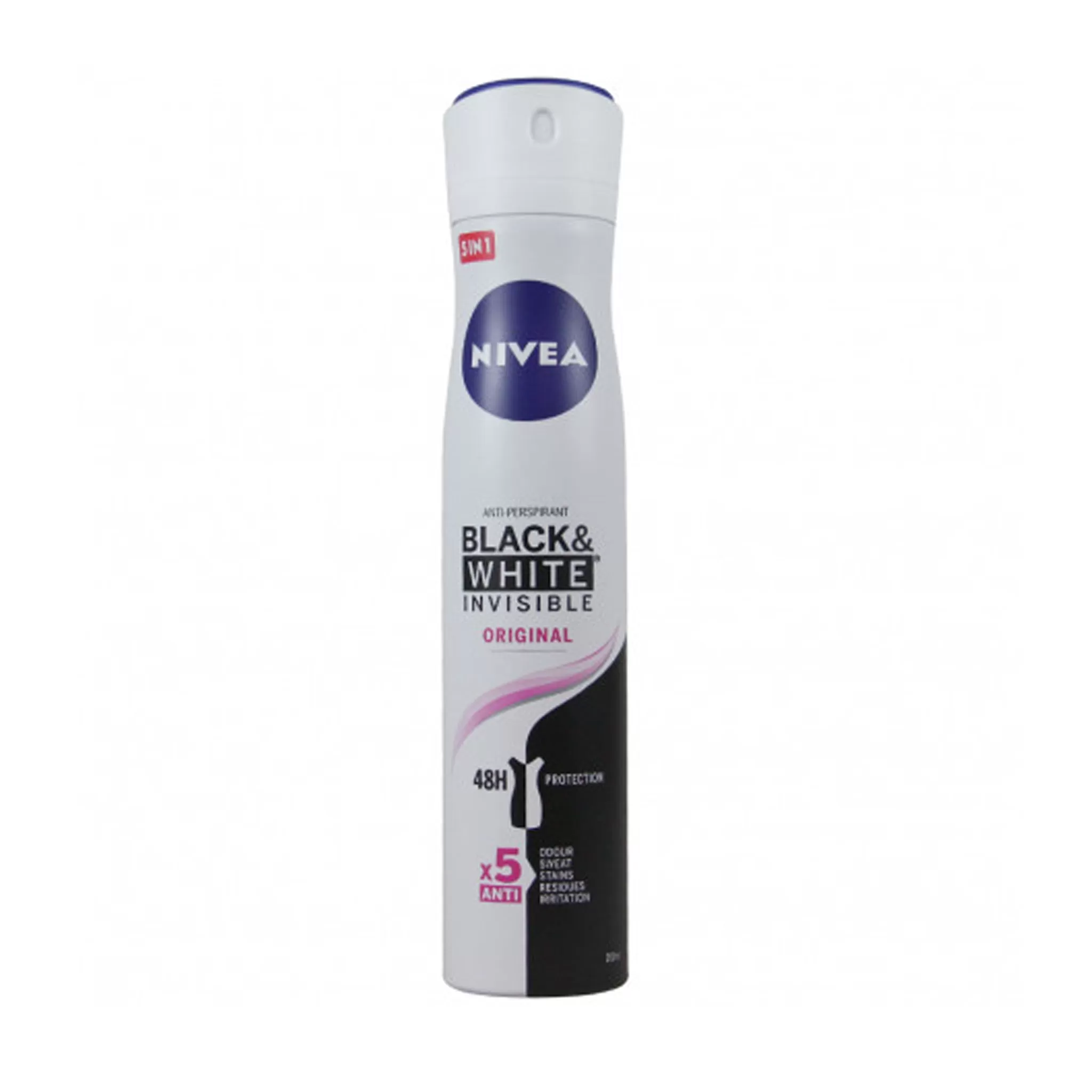 NIVEA - BLACK & WHITE INVISIBLE ORIGINAL  SPRAY - 150ML
