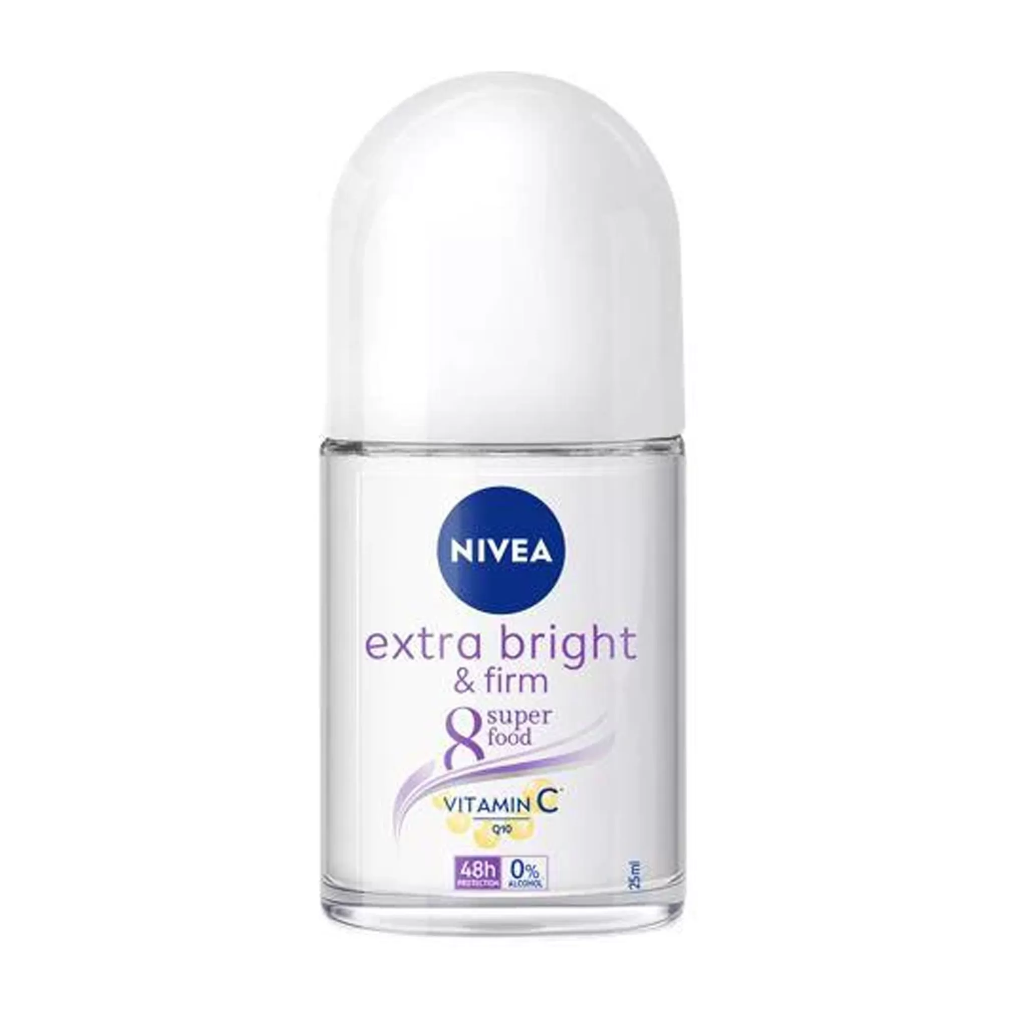 NIVEA EXTRA BRIGHT & FIRM 8 SUPER FOOD DEO ROLL ON 25ML