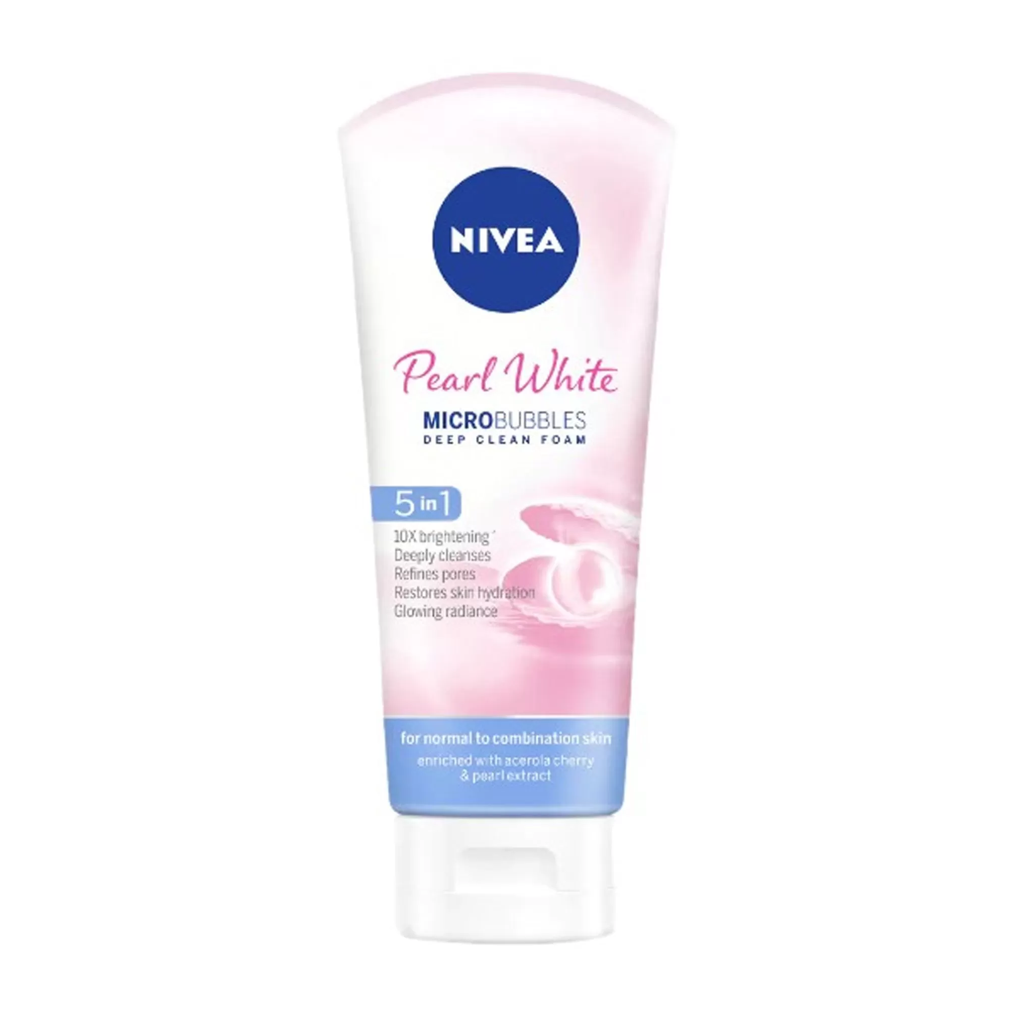 NIVEA - PEARL WHITE MICRO BUBBLES DEEP CLEAN FOAM - 100G