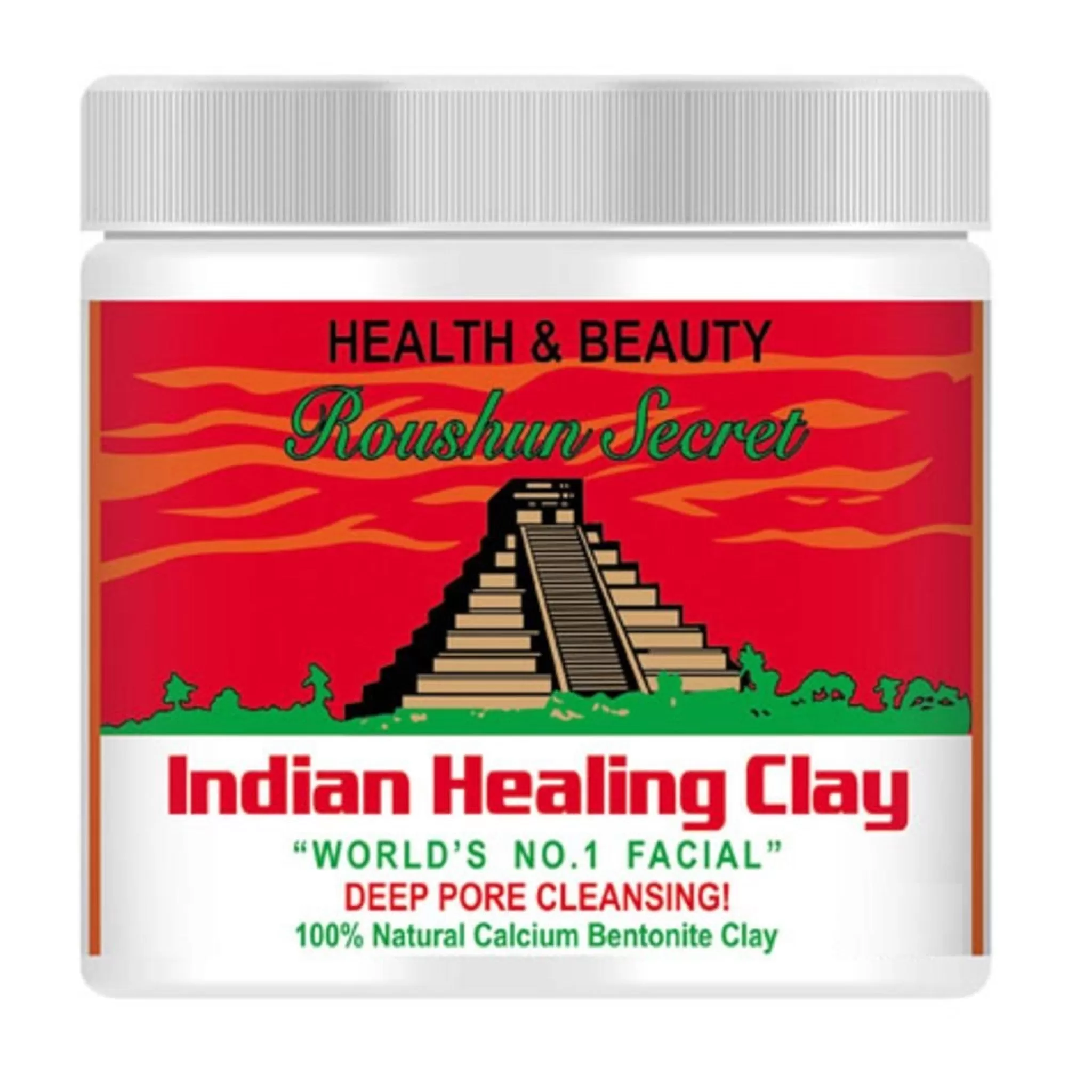 ROUSHUN SECRET HEALTH & BEAUTY INDIAN HEALING CLAY 454ML