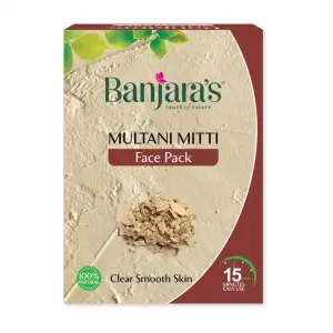 BANJARAS - MULTANI MITTI FACE PACK POWDER - 100G