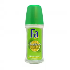 FA CARIBBEAN LEMON EXOTIC FRESH LEMON SCENT ROLL ON 50ML