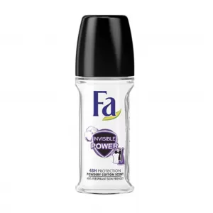 FA - INVISIBLE POWER POWDERY COTTON SCENT ROLL ON - 50ML