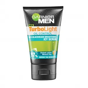 GARNIER MEN ANTI-BLACKHEADS BRIGHTENING ICY SCRUB 100ML