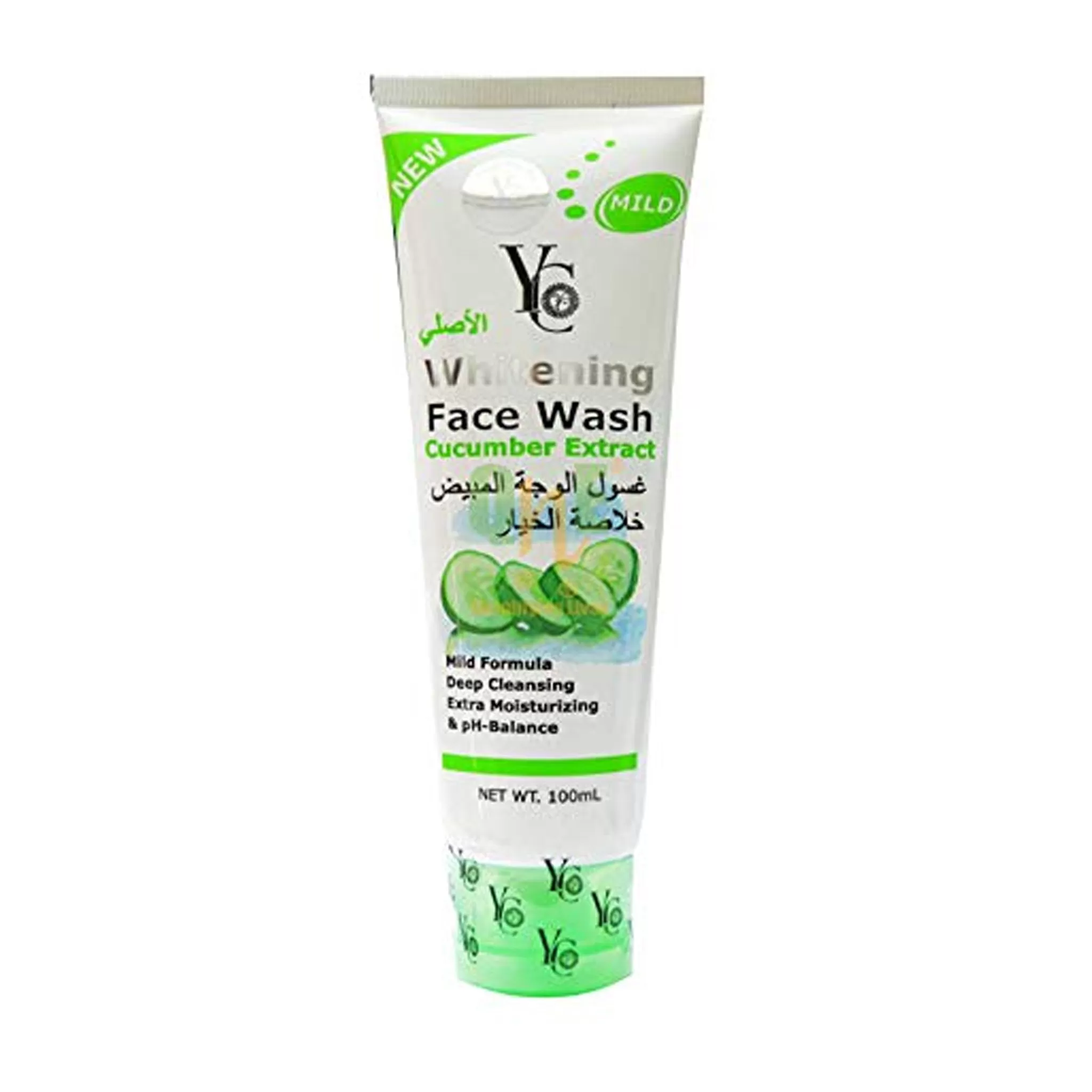 YC - WHITENING FACE WASH WITH CUCUMBER EXTRACT - 100ML