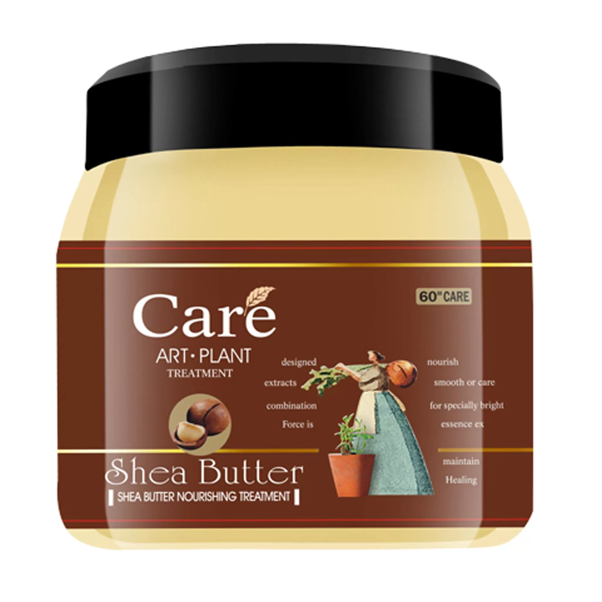 ROUSHUN  - SHEA BUTTER HAIR TREATMENT - 650G