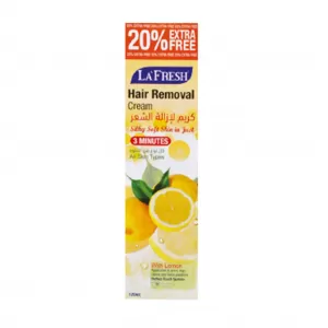 LA FRESH - HAIR REMOVAL CREAM WITH LEMON - 120ML