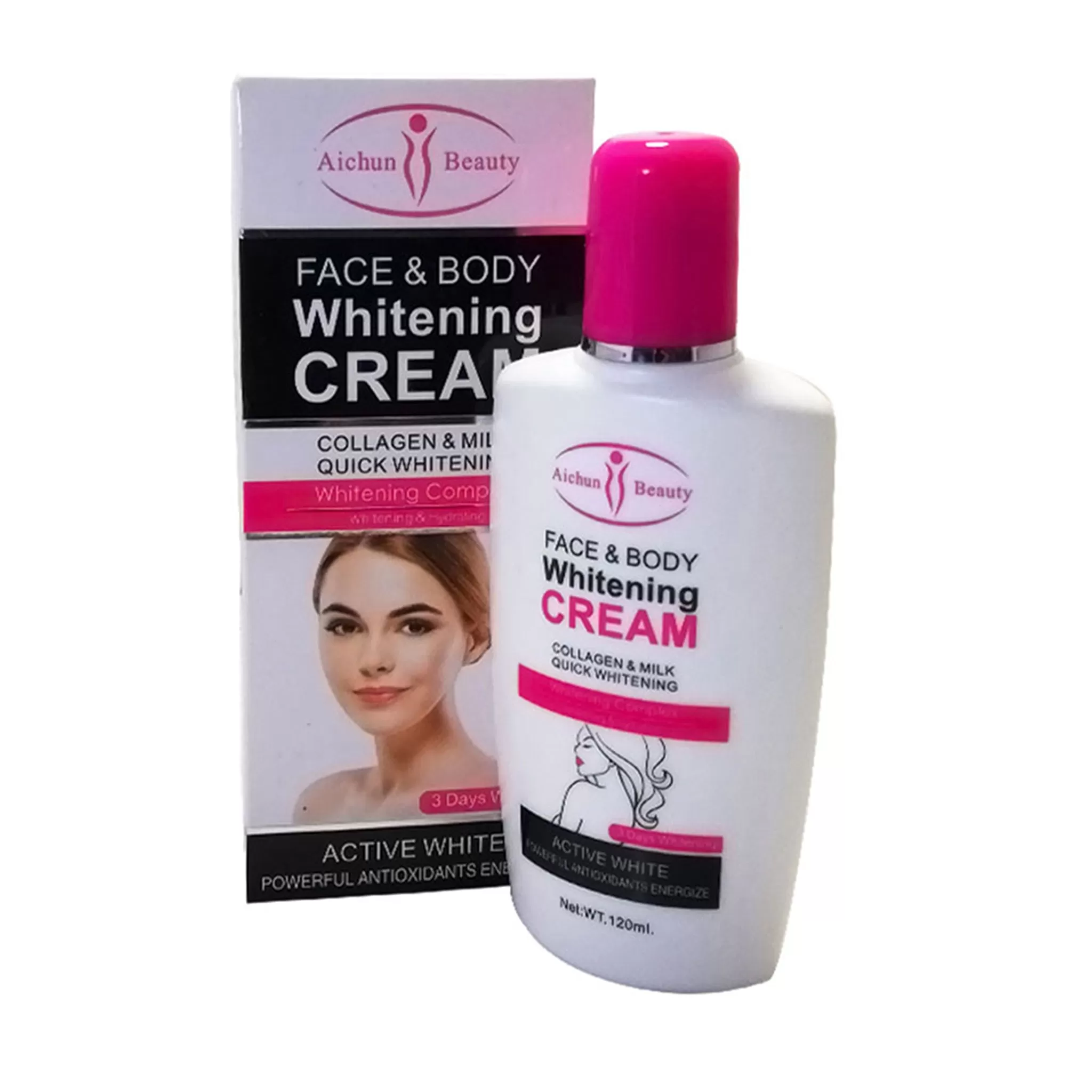 AICHUN BEAUTY - FACE & BODY WHITENING CREAM - 120ML