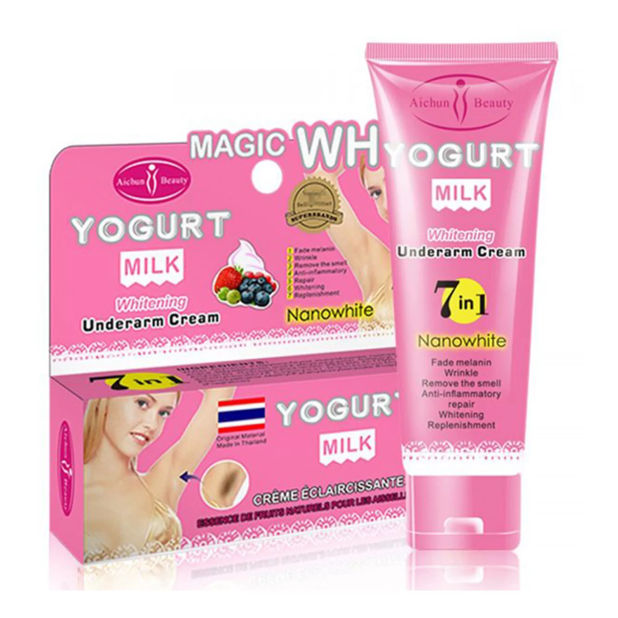 AICHUN BEAUTY - YOGURT MILK WHITENING UNDERARM CREAM 80G