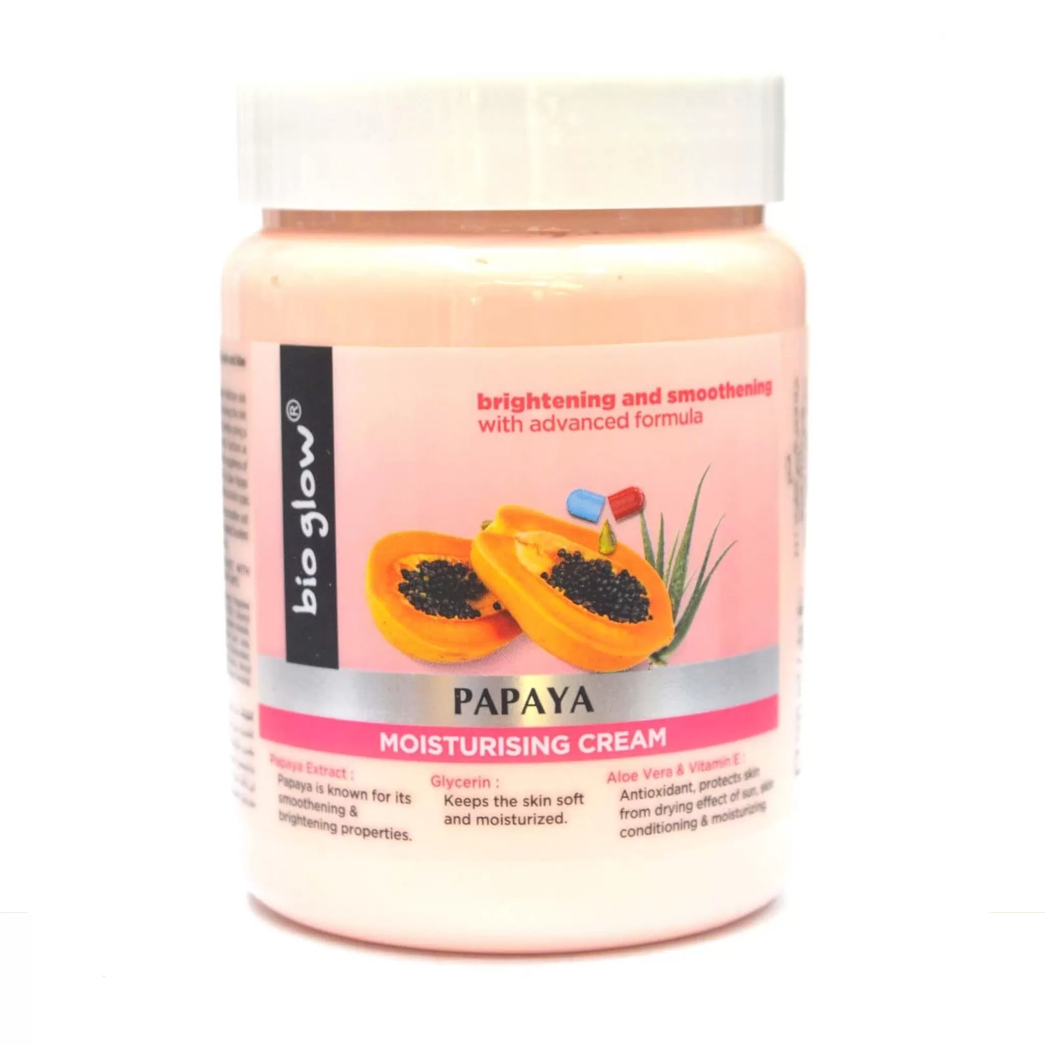 BIO GLOW - PAPAYA MOISTURIZING CREAM - 500ML