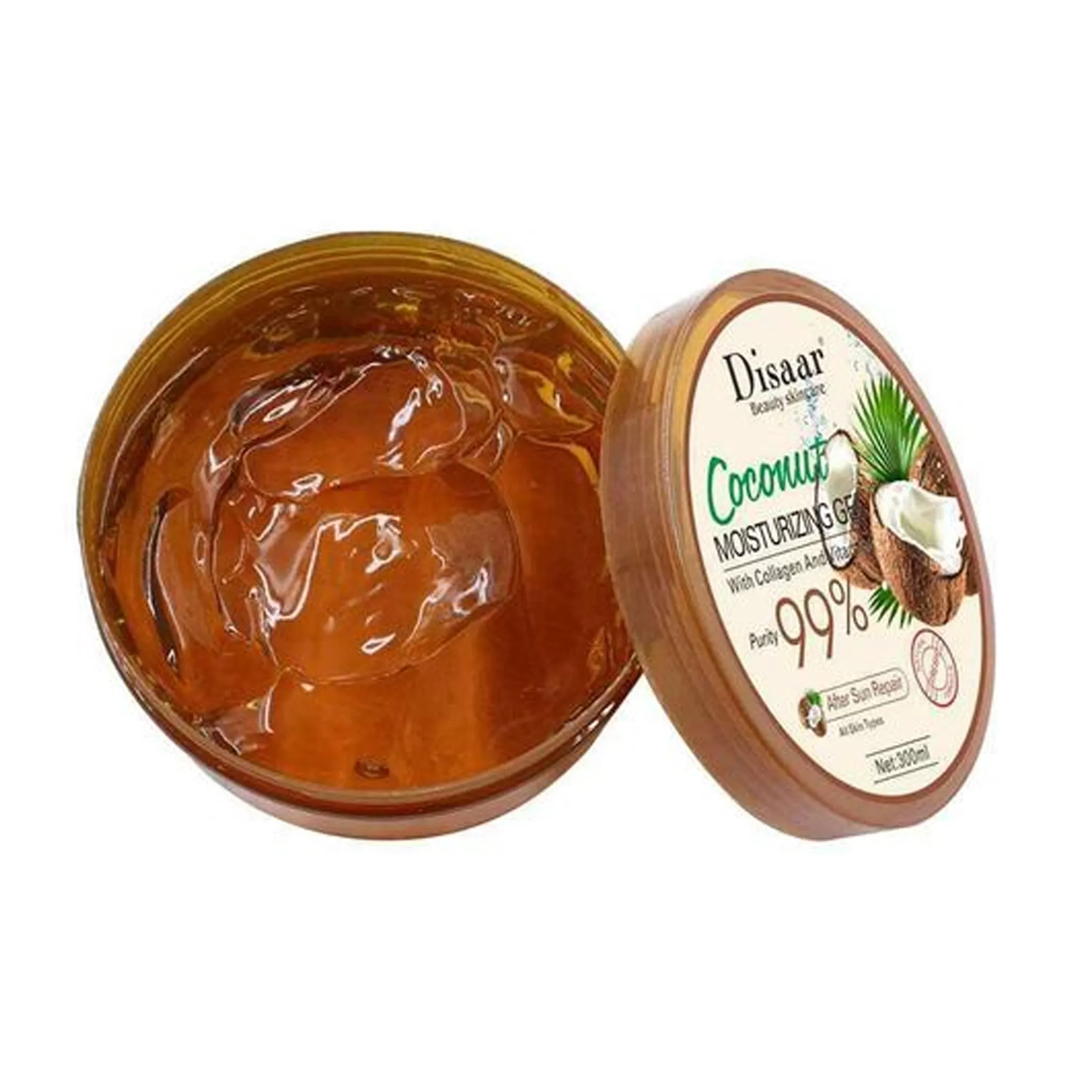 DISAAR COCONUT MOISTURIZING GEL COLLAGEN VITAMINS 300ML