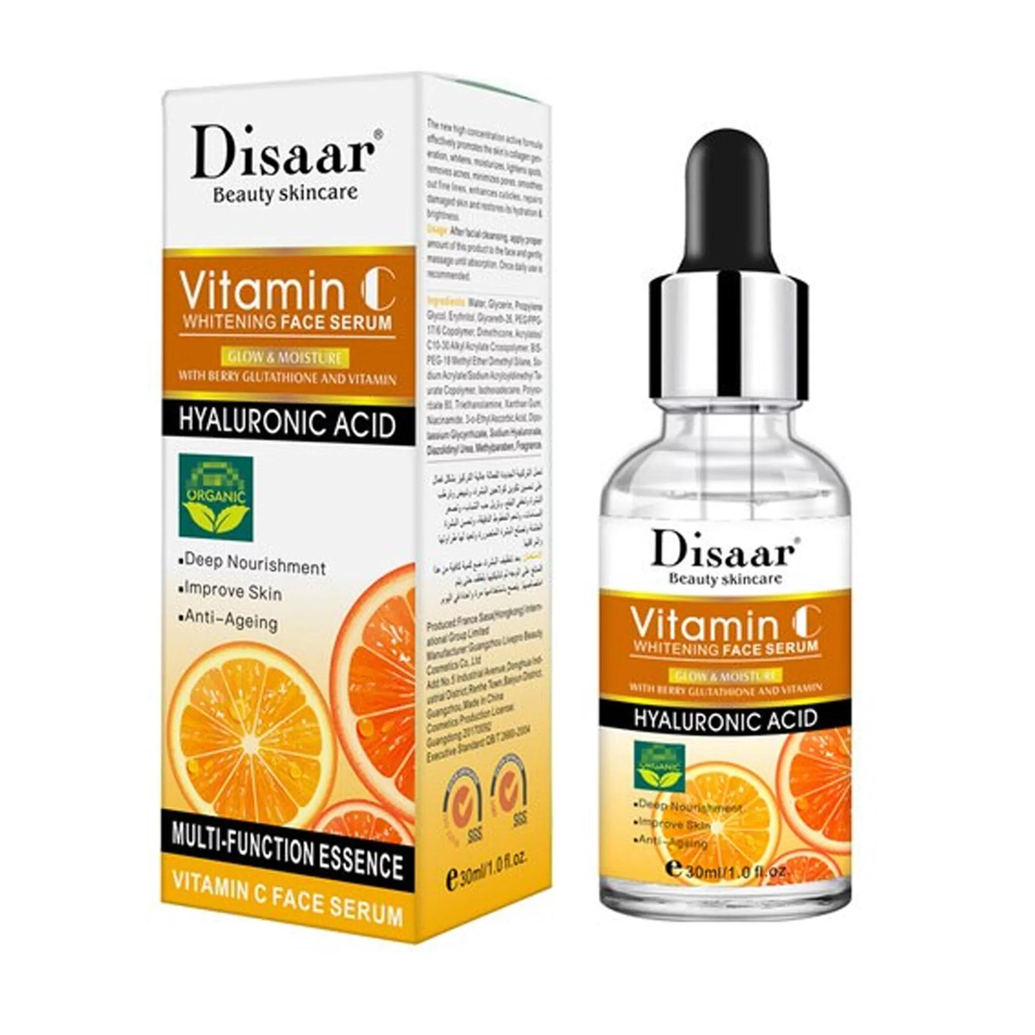 DISAAR - VITAMIN C WHITENING FACE SERUM - 30ML