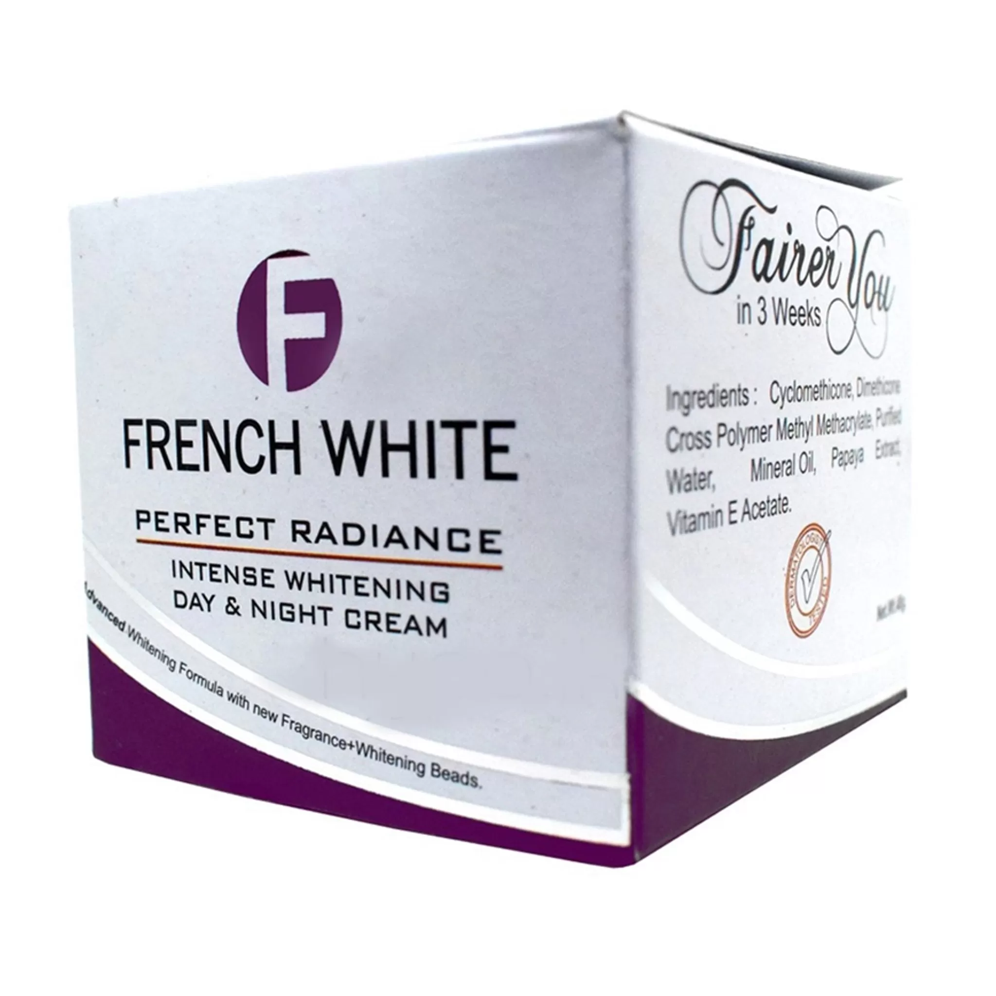 FRENCH WHITE - INTENSE WHITENING DAY & NIGHT CREAM - 48G