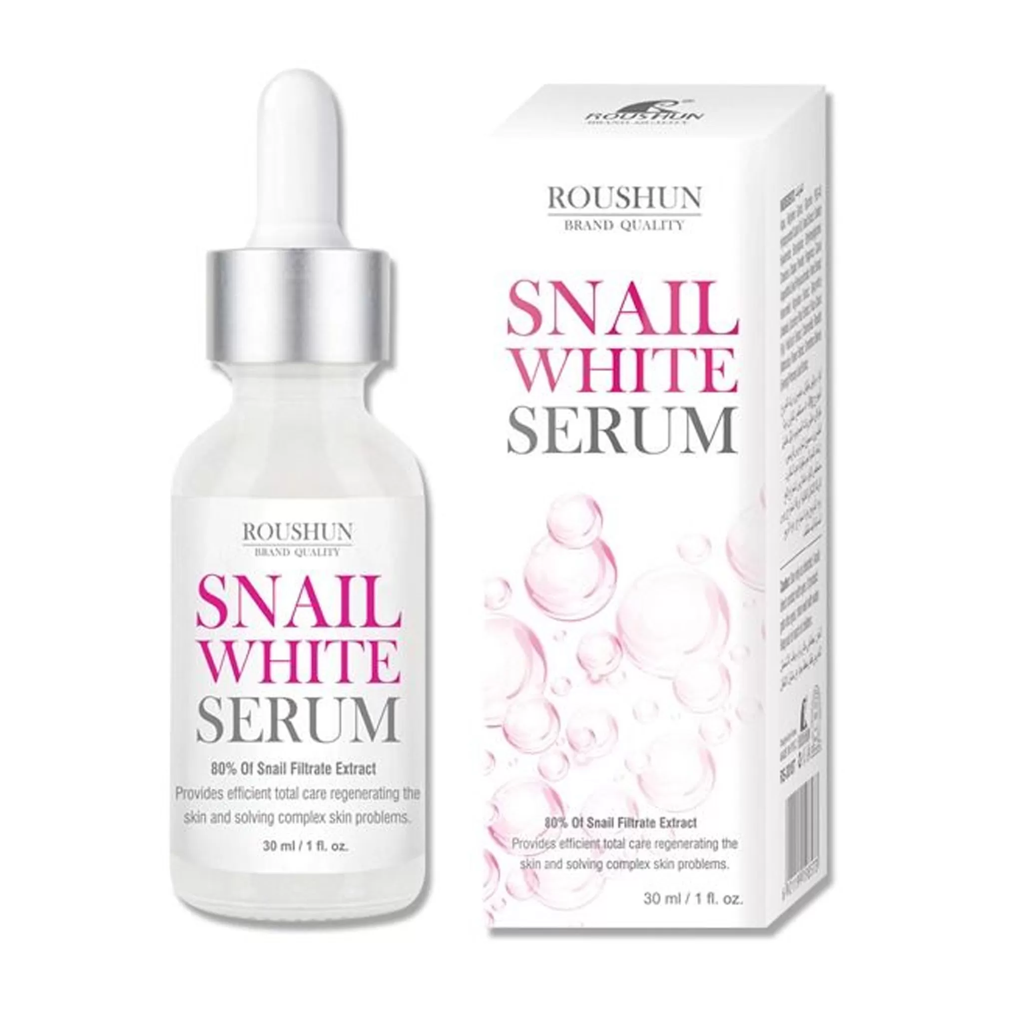 ROUSHUN - SNAIL WHITE SERUM - 30ML