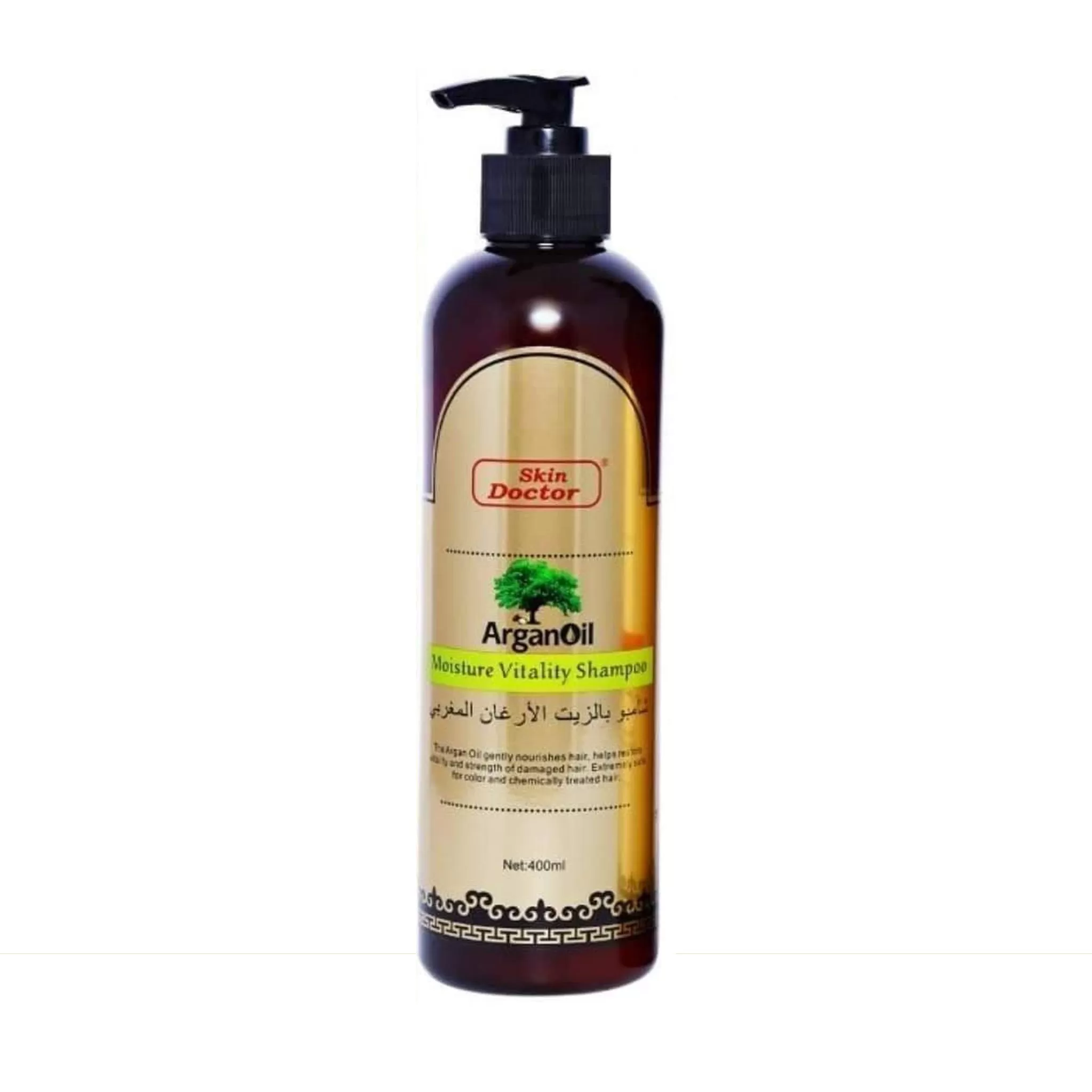 SKIN DOCTOR - ARGAN OIL MOISTURE VITALITY SHAMPOO 400ML