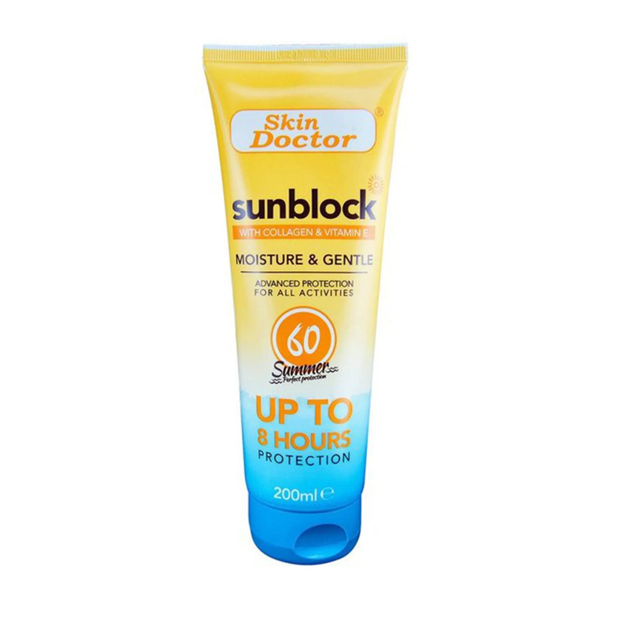 SKIN DOCTOR SUNBLOCK COLLAGEN & VITAMIN E SPF 60 200ML