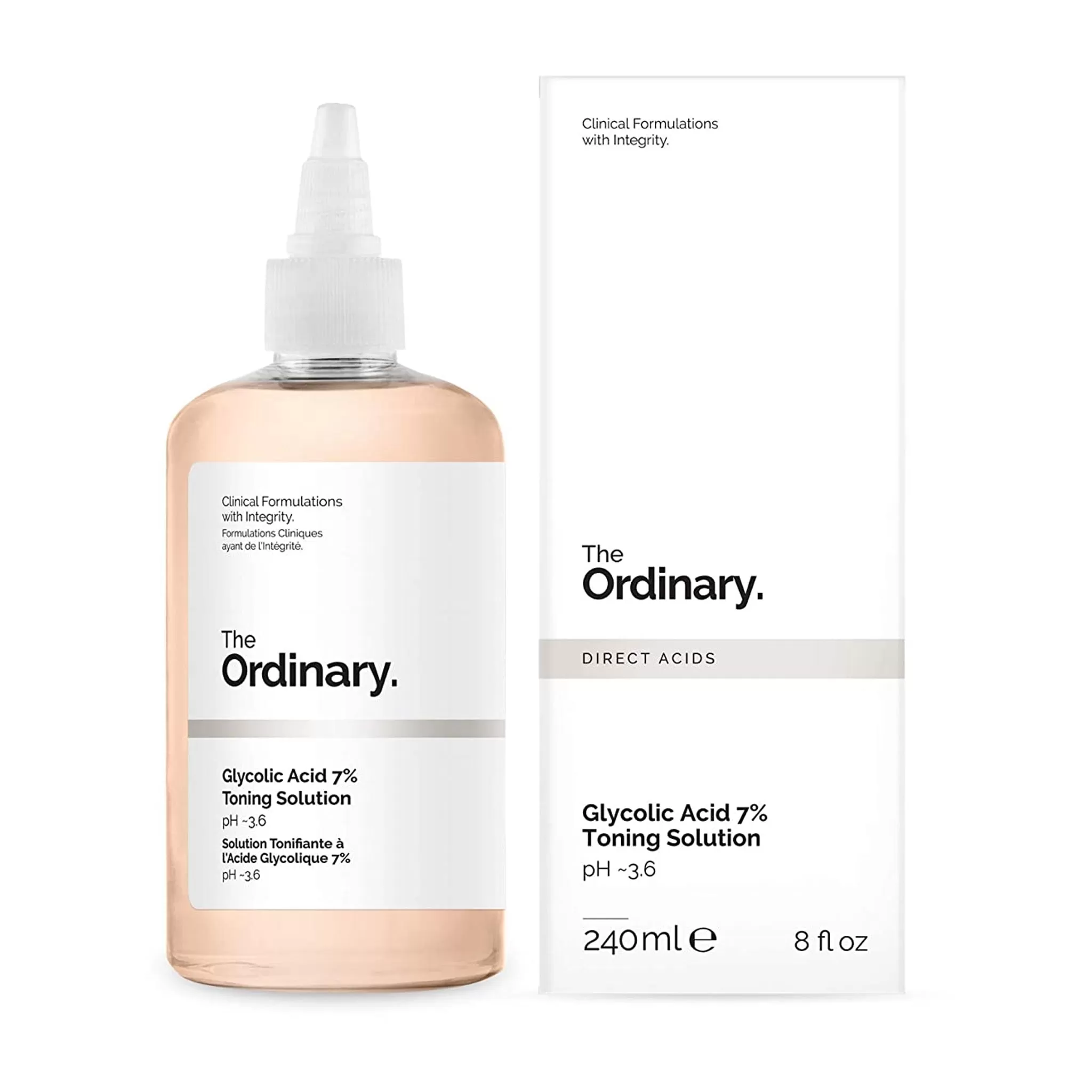 THE ORDINARY - GLYCOLIC ACID 7% TONING SOLUTION - 240ML